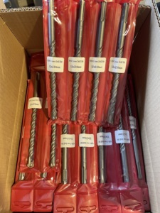 Pexmientas 6mm Cross Head Tungsten Carbide Concrete <strong>Brick</strong> <strong>Block</strong> Stone Masonry SDS-Plus Rotary Hammer Drill Bit - Product Image 3