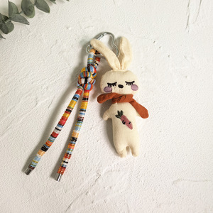 พวงกุญแจตุ๊กตาการ์ตูนผ้าทอมือสไตล์เกาหลีใหม่ ของตกแต่งกระเป๋าแฟชั่นน่ารัก รูปสัตว์ - Product Image 5