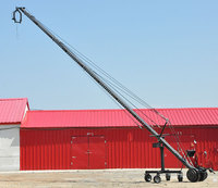 Zoom Jimmy Jib 10m avec grand contrôleur de manette pour appareil photo à grande charge utile
