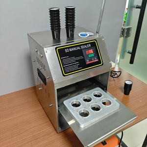 稳定热封手动6孔K杯封口机不锈钢和铝箔封口设备 - Product Image 5