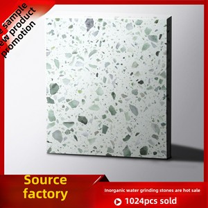 Azulejo <span class=keywords><strong>de</strong></span> <span class=keywords><strong>Terrazo</strong></span> Verde Antiguo <span class=keywords><strong>de</strong></span> 800x800 mm, Azulejos <span class=keywords><strong>de</strong></span> Porcelana Pulidos <span class=keywords><strong>de</strong></span> 20 mm, Estilo Moderno Sólido, Resistente a los Ácidos, para Habitaciones <span class=keywords><strong>de</strong></span> Hotel, Directo - Product Image 2