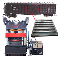 Mesin Press Hydraulic Ulis CNC YL78-5000T, komponen inti Motor laher untuk panel pintu kereta, mobil pengangkut kereta api, bahan baja