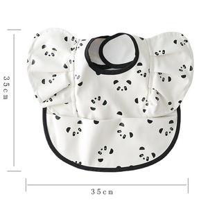 Bavoir réversible de style suédois pour enfants, motif ailes d'ange, en PU, pour bébés, couverture d'alimentation solide, certifié classe A, en matériau PE - Product Image 5