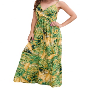 Nuevo Vestido Largo Maxi con Tirantes Finos para Mujer, Diseño Personalizado, Cuello en V - Product Image 2