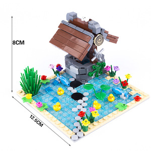 Antigo Militar Mini Soldado Figura Exército Medieval Cannon Building Block Brinquedos PVC Plastic Play Block Set de Plástico Cavaleiro - Product Image 1