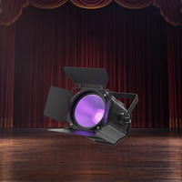 Projecteur COB 200W LED RGBWA+UV 6-en-1 DMX512 pour Éclairage Scénique et Événements