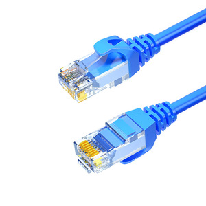 Cable Ethernet Cat6 Gigabit LAN, Cable de Conexión RJ45 Chapado en Oro, Internet de Alta Velocidad UTP 4 Pares 250MHz, PVC Ecológico - Product Image 1