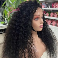 Perruque en cheveux naturels noirs 4x4 13x6 HD vietnamienne bouclée, tissage simple, sans colle, avec dentelle frontale, densité 180, style Body Wave