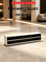 Diffuseur d'air en forme de griffe personnalisé OEM ODM, design moderne et élégant, sortie d'air dissimulée pour projets de décoration d'hôtels et de villas