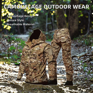 ชุดยูนิฟอร์มลายพราง CP แบบสั่งทำจากโรงงานปากีสถาน รุ่น JY-009 สำหรับผู้ชายและผู้หญิง ระบายอากาศได้ดี เหมาะสำหรับการตั้งแคมป์ เดินป่า และล่าสัตว์ - Product Image 2