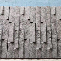 Panneaux muraux modernes et écologiques en faux placage de roche 3D en PU Nouveau pilier en T Enveloppes de colonne en pierre artificielle décorative pour hôtels