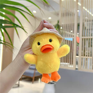 Jouet en peluche mignon <span class=keywords><strong>petit</strong></span> canard, <span class=keywords><strong>poussin</strong></span> aux yeux écarquillés, poupée coq, pendentif sac <span class=keywords><strong>poussin</strong></span> bébé, poupée en peluche pour enfants, coton PP super doux - Product Image 2