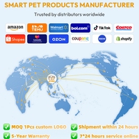 Usine 6L Smart Pet Feeder WiFi APP Contrôle Chronométré Automatique Pet Feeder Microchip Smart Pet Feeder Avec Caméra Vision Nocturne