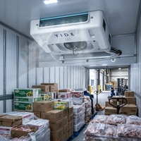 Unités de réfrigération pour camions à haute capacité de refroidissement DC12V/24V - Plage de température de -18 à 10°C - Compresseur 5S11 intégré avec condenseur