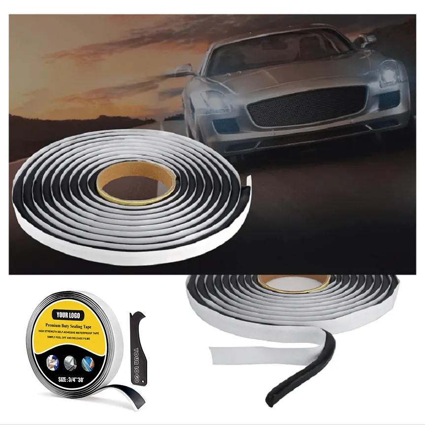 Anti Butyl Rubber Kit Tape Retrofit Hersluiten Auto Koplampen Achterlicht Afscherming Lijmbanden Auto Deur Afdichting Accessoires