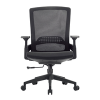 Vente en gros de tissu de chaise de bureau ergonomique en plastique moderne, pivotant de haute qualité, pour salle de réunion de visiteur