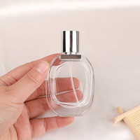 Botol Parfum Silinder Kaca Kosong 30ML Klasik Mewah, Dapat Diukir Logo Sesuai Pesanan, Dapat Didaur Ulang, Portabel, Tipe Tekan
