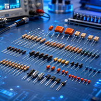 Kit Asortimen Komponen Elektronik Diskrit Pasif Berbahan Timbal Multi-Spesifikasi untuk Konsolidasi BOM, MOQ Fleksibel, Pengiriman Cepat