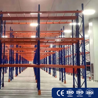 Système de rayonnage en acier robuste à montage facile, système de rayonnage industriel sans boulons réglable pour entrepôt de meubles