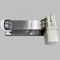 Table rotative CNC 4 axes avec mandrin et NCT-200 de moteur de contre-pointe