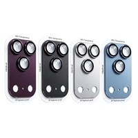 Protection d'écran et d'objectif d'appareil photo 3D en métal HD antichoc 9H AR+AF pour iPhone 17 18 Pro Max