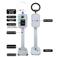 Photobooth portable léger pour mariage avec télécommande, facile à installer, compatible DSLR, garantie 1 an