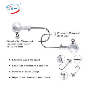 Hunthouse — leurre coulant en tungstène avec tête plombée, appât artificiel idéal pour la pêche au calmar ou sur la glace, 1/3.5/5/7/1g - Product Image 5