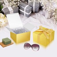 Boîte d'emballage en papier personnalisée imprimée sur mesure, boîtes en papier pliables colorées pour l'emballage de parfums/savons/cadeaux/tasses