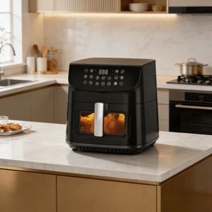 Friteuse à air numérique à grande capacité 9L 10.5L avec écran tactile et fenêtre d'observation, 1800W - Product Image 4