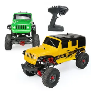 Özel metal şasi kabul yüksek kalite büyük 40 km/h 4WD Off Road buggy araba hızlı 1/10 fırçasız rc araba