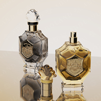 Stock disponible suffisant, flacons de parfum de luxe uniques à fond épais, expédition rapide, MOQ faible