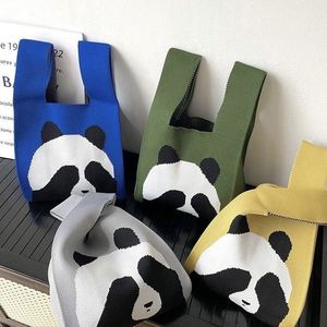 Bolso de punto de gato, bolsos de compras hechos a mano de punto de moda, bolso de muñeca con nudo de alta capacidad para niñas - Product Image 2