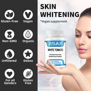 Soin blanchissant pour la peau et produit de beauté complément à l'extrait de tomate blanche capsules de tomate blanche - Product Image 2