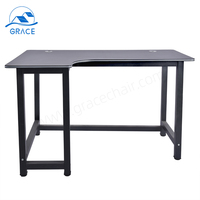 Vente en gros Table de jeu de bureau à domicile de style e-sport de haute qualité Design métallique professionnel MDF durable Écurie écologique