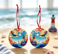 Ornements en résine en forme de dollar de mer pour l'été, pendentifs suspendus d'animaux marins de plage pour la décoration de la maison et les fêtes
