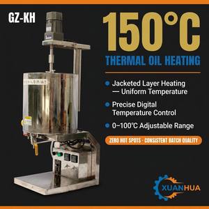 XUANHUA GZ-KH Machine semi-automatique haute précision pour le mélange de cosmétiques en gel, avec chauffage à l'huile thermique, capacité 20L, pour le verre et le rouge à lèvres - Product Image 3