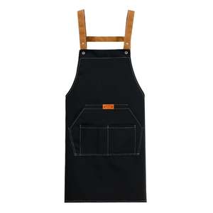 Custom Design Kitchen <b>Apron</b> Elegant Durable Light Green <b>Aprons</b> <b>with</b> <b>Pockets</b> - Product Image 5