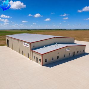 Kits d'entrepôt préfabriqués en acier isolés avec panneaux EPS de qualité supérieure, taille personnalisée, pour usine de fabrication - Vente chaude - Product Image 5