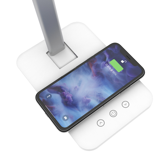 Новый тренд 2-в-1 LED лампа Беспроводное зарядное устройство 10 Вт светодиодной лампочкой Беспроводное зарядное устройство