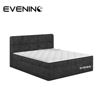 Cadre de lit mural moderne sans charnières, design compact, durable, avec matelas et tête de lit, garantie 10 ans, conforme aux normes d'exportation