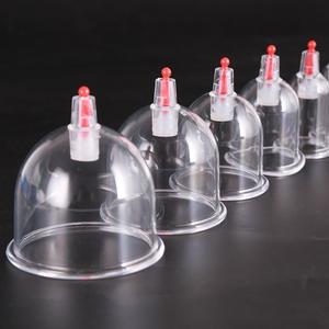 Ensemble de ventouses de massage en plastique AS jetables pour thérapie par ventouses, tailles 1 à 8, ventouses individuelles Hijama, vente en gros - Product Image 1