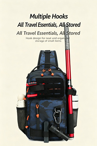 Bolsa de Hombro Cruzada Multifuncional de Gran Capacidad, Impermeable, de Poliéster, para Pesca y Actividades al Aire Libre, para Hombre - Product Image 5