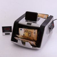 Compteur de billets professionnel OURONG 5800 avec écran LCD, reconnaissance automatique des devises, capacité de la trémie 200, certifié ROHS, UV/MG 900
