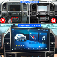 STWEI pour Ford F150 2015-2019 Autoradio Lecteur multimédia Android pour voiture 14,6 pouces Carplay Android Auto Navigation GPS Android 14