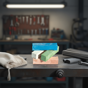 Pâte abrasive blanche Ttake Ab7930, couleur bleu ciel, pour le polissage des métaux - Product Image 3