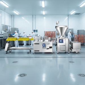 เครื่องบรรจุไส้กรอก/บิดไส้กรอก/ตัดไส้กรอก สำหรับทำไส้กรอกแฮมและไคลบาซา - Product Image 5