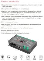 Décodeur DMX512 à tension constante LTECH LED Digital Tube 16 canaux, haute puissance, multi-canaux, décodeur US, pilote, réglage à distance via application