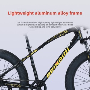 Vélo VTT à assistance électrique Leopard en carbone haute performance, avec batterie lithium 48V 12Ah, moteur roue arrière 7 vitesses et pneus larges, export direct usine - Product Image 5