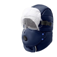Hiver Extérieur Cyclisme Coupe-Vent Oreilles Lunettes Chaudes en Coton Chapeau pour Hommes Femmes Epaissi Résistant au Froid Style Tissu Commun Caractéristique