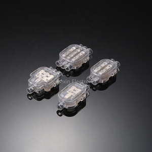 IP68 그리스 방수 고속 와이어 커넥터 3-3pin/2-2pin/1-3pin/1-2pin 푸쉬 인 패스너 (구리 접촉 및 PC 하우징 포함) - Product Image 5